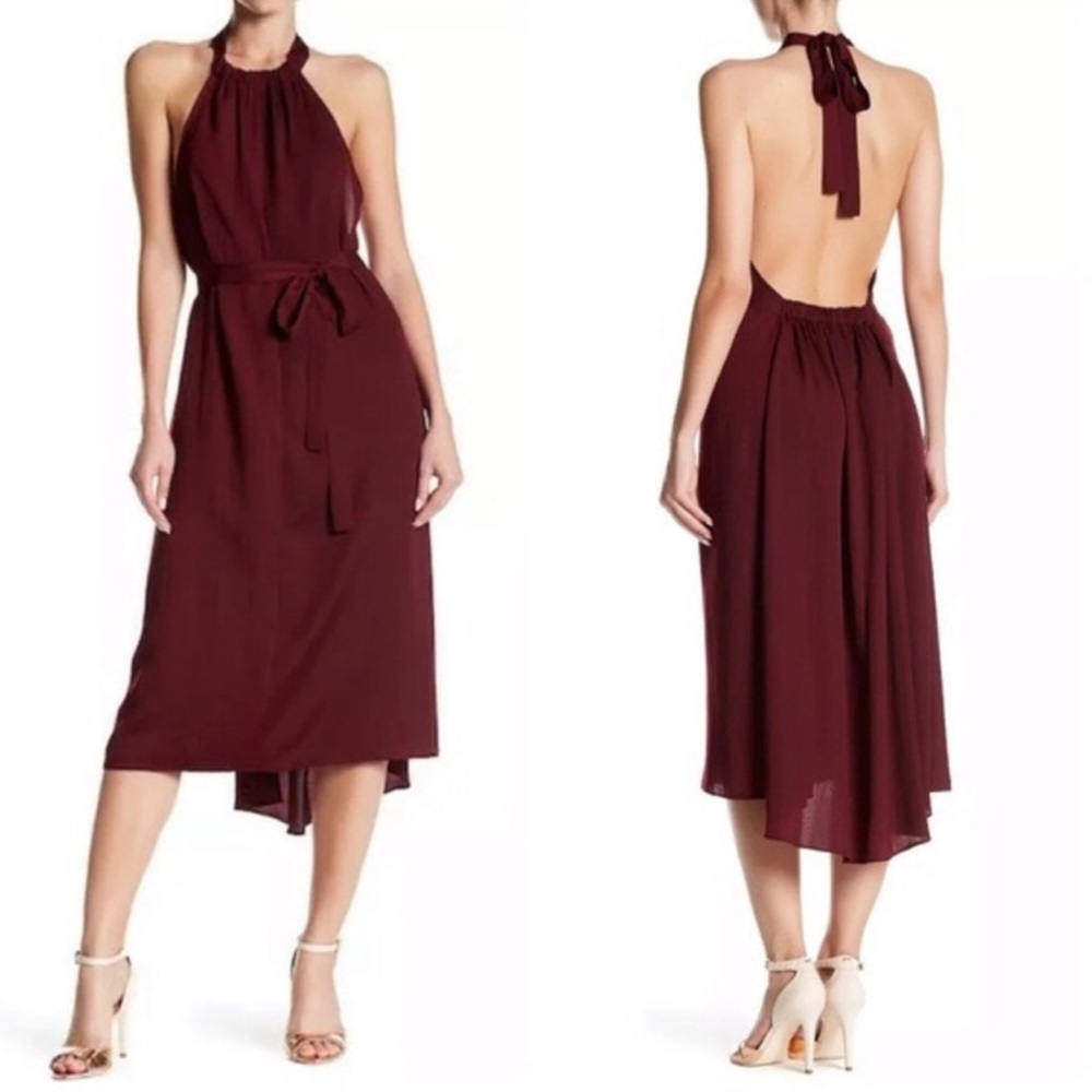 Dress Forum Los Angeles Halter Open Back Dress
